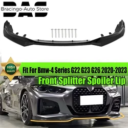 Spoiler Fit For BMW G22 G23 425i 430i M440i Coupe 2020 2021 2022 2023 M Sport Front Bumper Lip Splitter Exterior Car Accessories