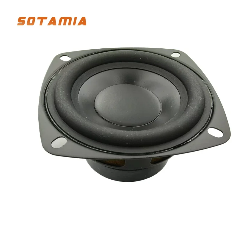 SOTAMIA 1Pcs 3 Inch Mid-subwoofer 4 Ohm 10W Midrange Woofer Speaker Bass DIY Bluetooth Speaker Home Sound Theater Bookshelf