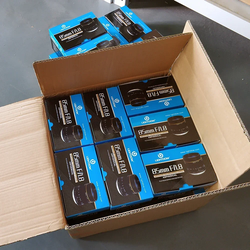Lightdow 85 مللي متر F1.8 كامل الإطار دليل التركيز صورة عدسة لكانون سوني نيكون DSLR كاميرا RU USA ES تسليم المستودعات في الخارج