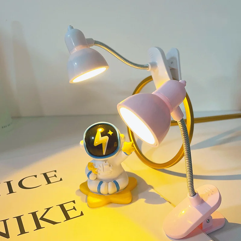 

Led Mini Desk Lamp Warm Light With Clip Students Dormitory Eye Protection Study Reading Lamp Bedside Creative Night Light