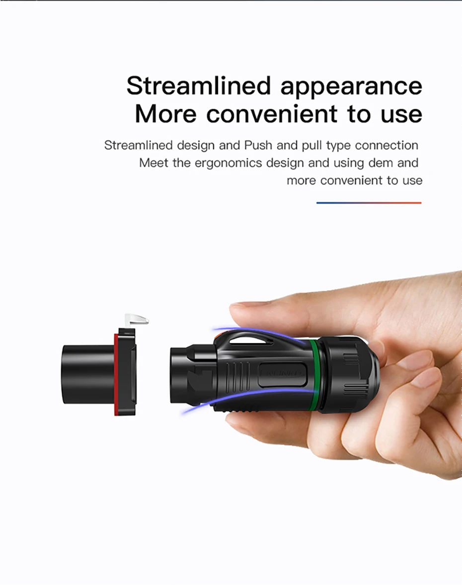 CNLINKO BD24 Glasfaser Wasserdichter Steckverbinder LC-LC Singlemode Dual-Core Pigtail mit 0,5/1/2/3 Meter Kabel für Outdoor-Netzwerke – Detail 5