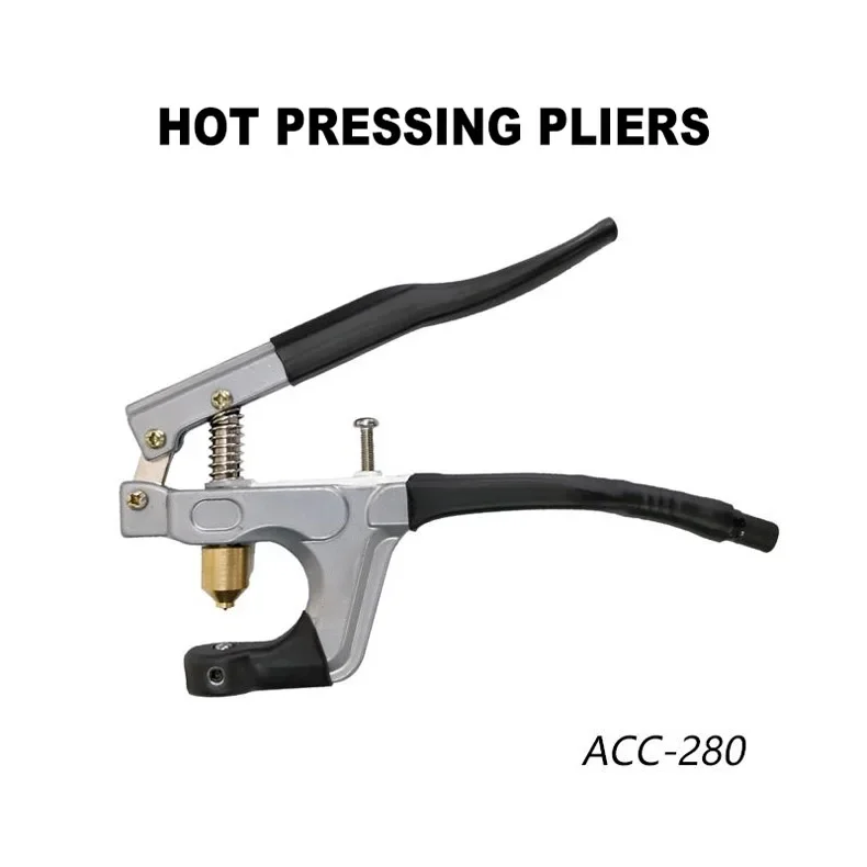 Stringing machine tool Badminton racket wire protection tube pressure bell mouth ding pliers hot pressing pliers