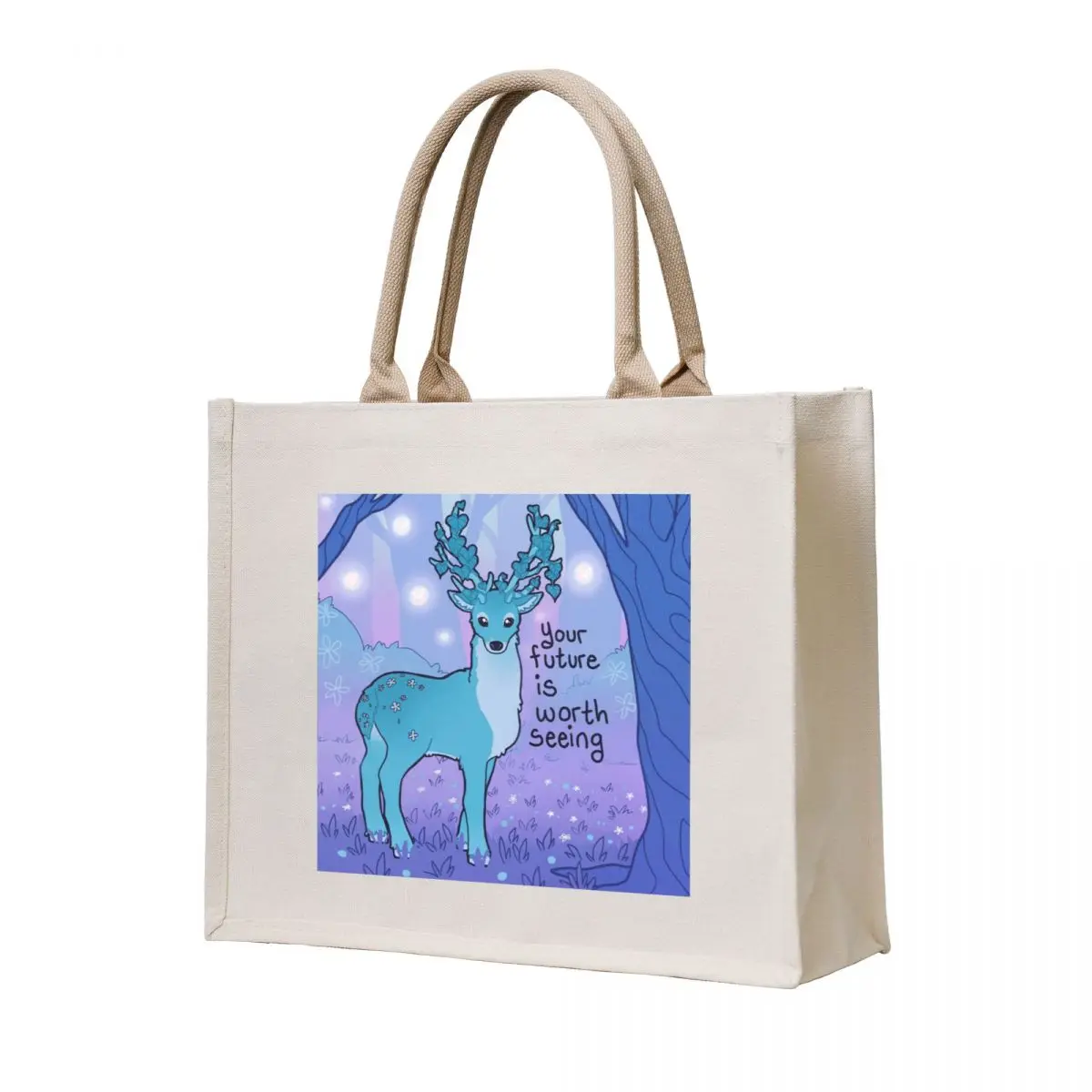 

Your Future is Worth Seeing Kind Forest Stag Tote Bag Gift bags shopper bags for women shopper bags