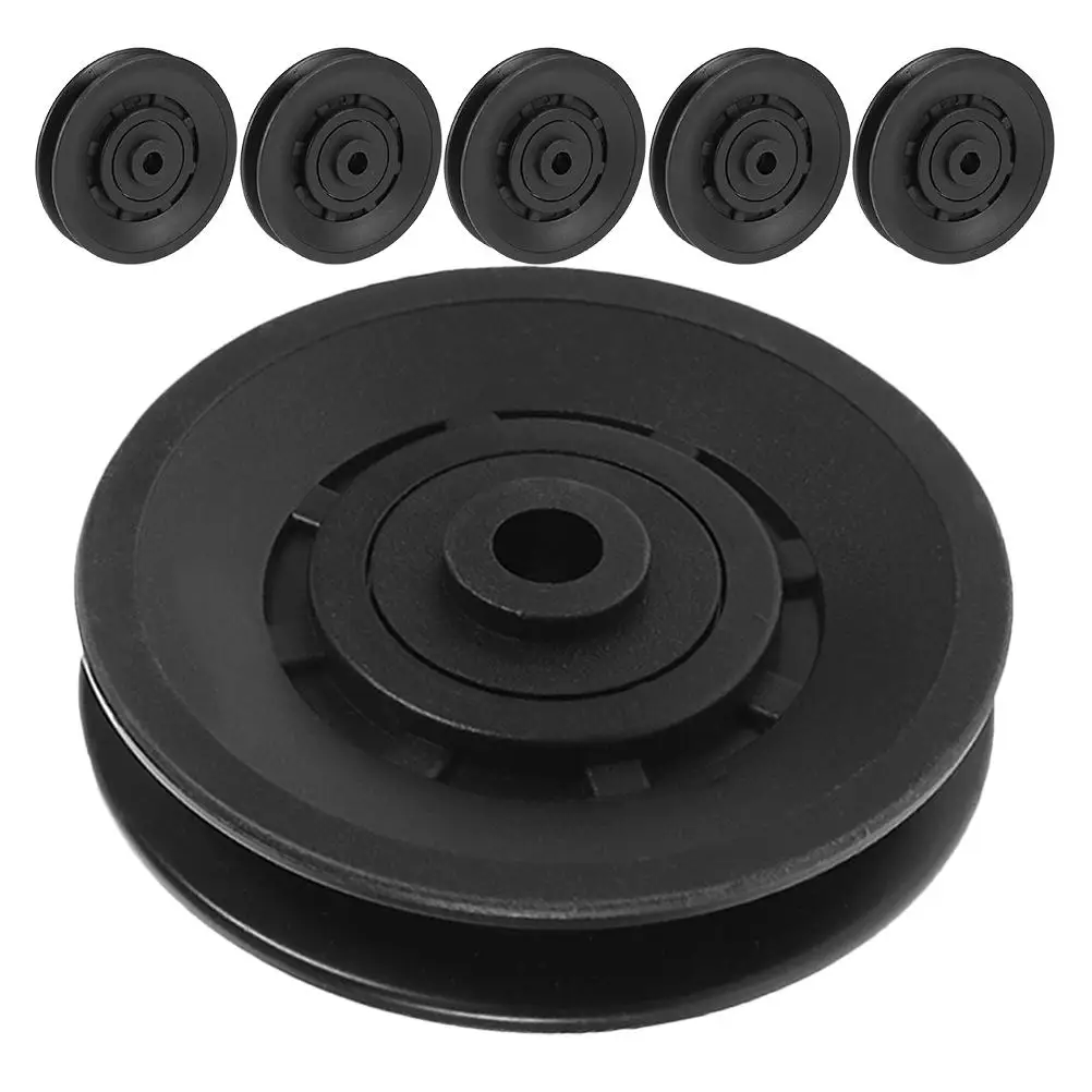 

6 Pcs Gym Pulley Wheels Durable Workout Attachment Cable Fitness Equipment Part Training System Replacement Accessory