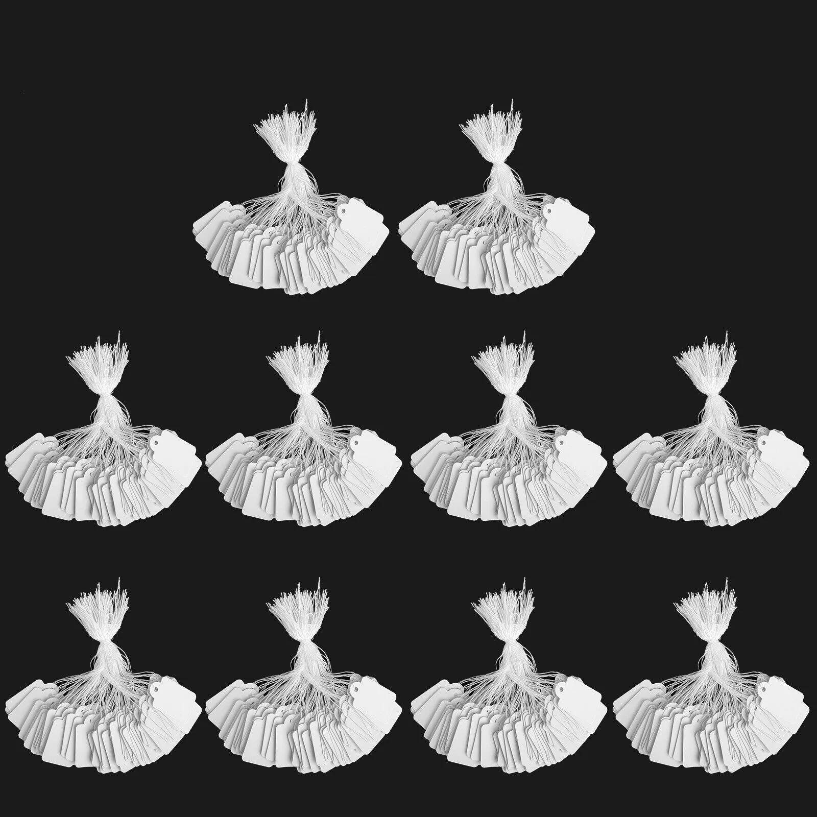 1000 قطعة شارة سعر المجوهرات البيضاء للمجوهرات الملابس العلامة ث/سلسلة معلقة العلامة