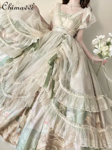 10 best sales grön lolitaklänning - №9