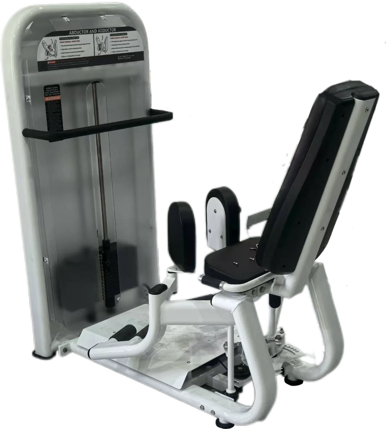 

Acrylic Guard Plate Pin Loaded Abductor & Adductor Machine for Commercial Gyms