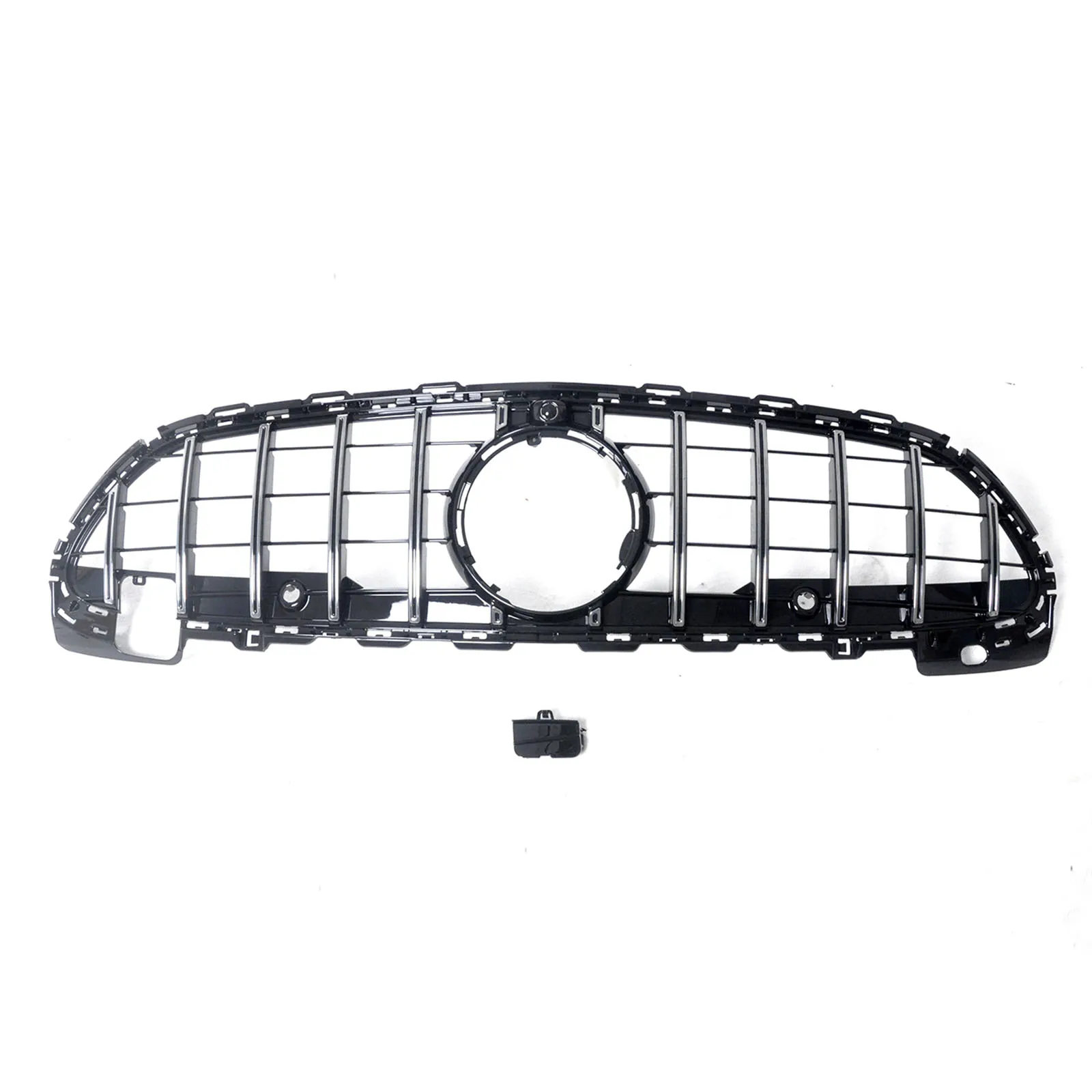 

Car Front Bumper Grille Black Chrome For Benz C-Class W206 Sport1 2022+