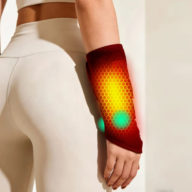 

Электрический согревающий бандаж для запястья с 3 уровнями нагрева, массажный компресс, фиксатор запястья, бандаж для голеностопа, защита для рук и ног, перезаряжаемый браслет