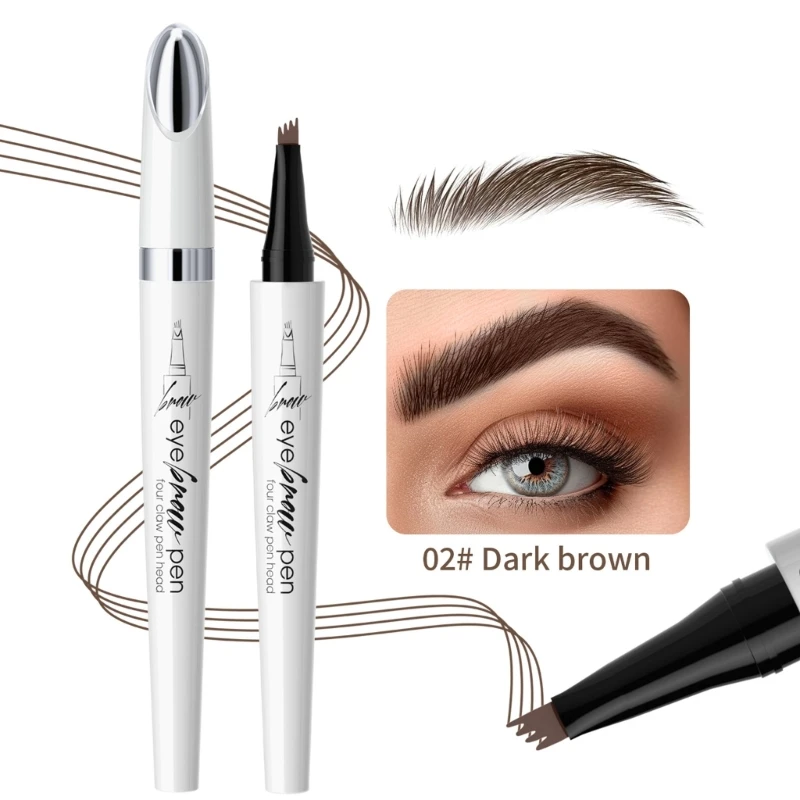 T4MB Hoàn thiện tự nhiên Microblading Pencil Tip Tip Tip chống thấm lông trán Elegant Elegant Pen dài