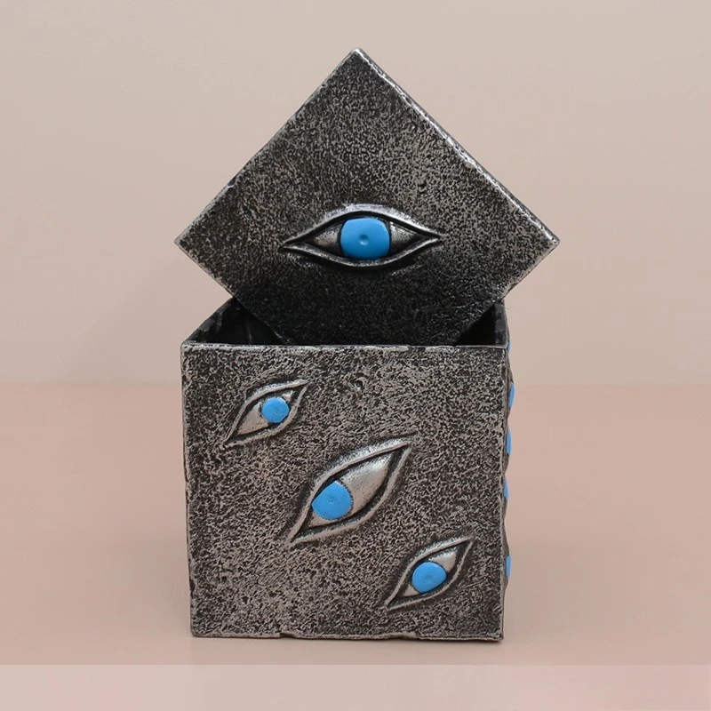 9CM Jujutsu Kaisen Prison Realm Figure Model Special Magic Object Prison Realm Can Open Dust-proof Storage Box Ornament Gift