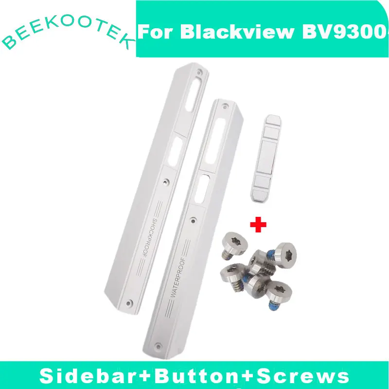 New Blackview BV9300 Housing Shell Middle Frame Side Left Right Decorative Parts Volume Button Screws For Blackview BV9300 Phone