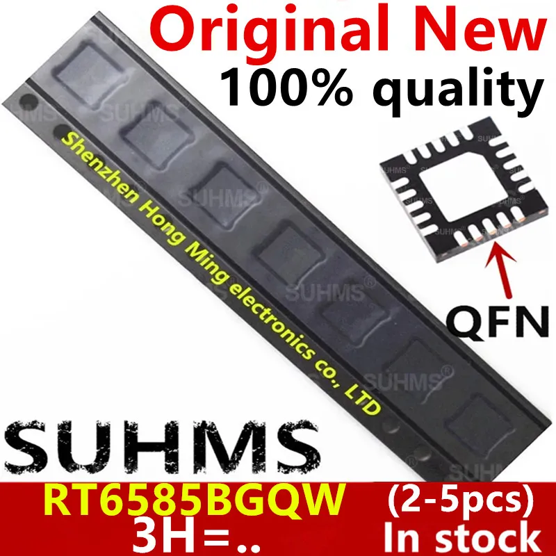 (2-5piece)100% New RT6585BGQW RT6585B For Code : ( 3H=2M 3H=.. ) QFN-20 Chipset