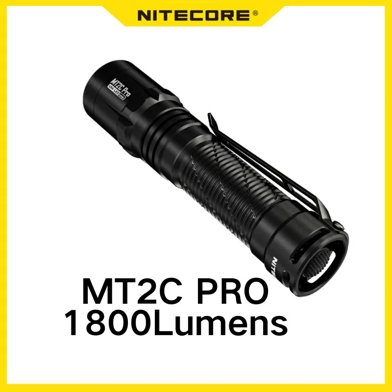 NITECORE MT2C Pro EDC Flashlight UHi 20 LED Multiple Power Options USC-C Rechargeable Troch Light Include 3600mAH Battery