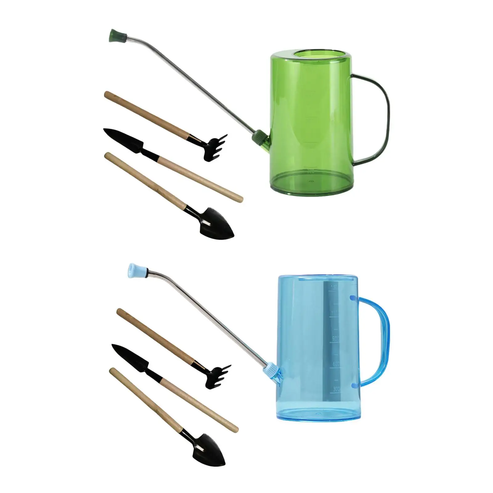 ステンレス鋼の長い注ぎ口、ガーデニングツール、花用の水ケトル、家庭菜園、盆栽、1l