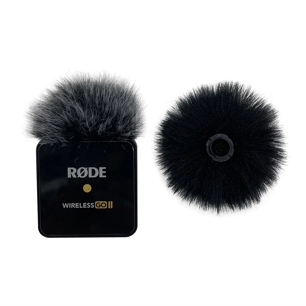 Blue Mantis Dead Cat Uniwersalny mikrofon Lavalier Furry Windscreen Fur Windshield Pop Filter do Rode Wireless Go II Mic Cover — zdjęcie 7