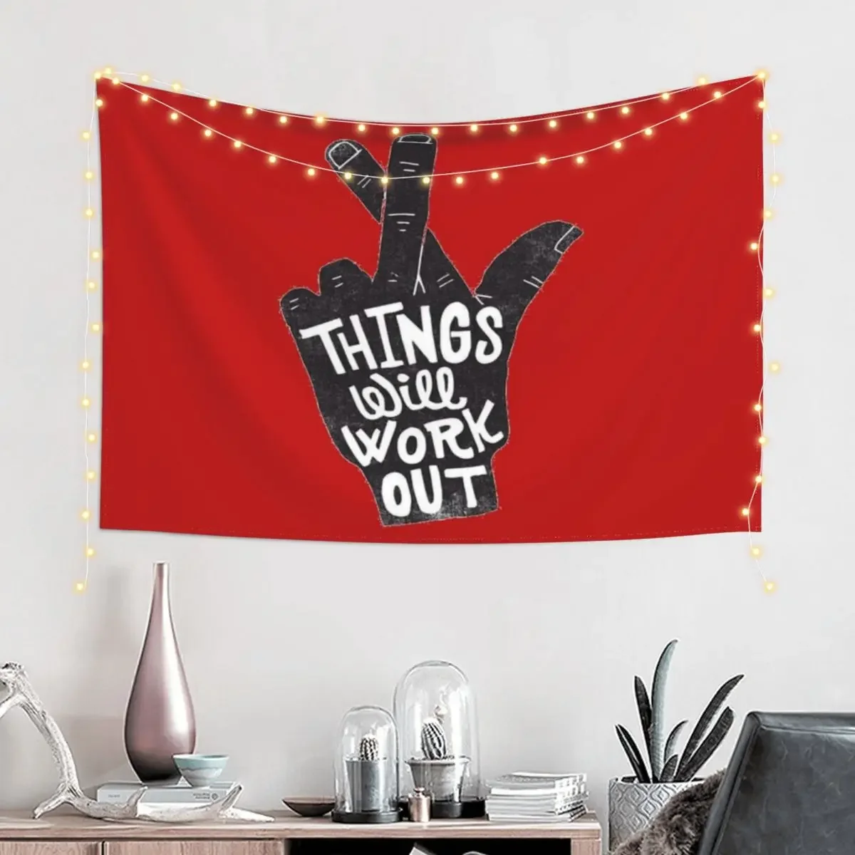 Entrepreneur Gift: things Will Work Out Tapestry Wall Hanging Wall Room Design Tapestry