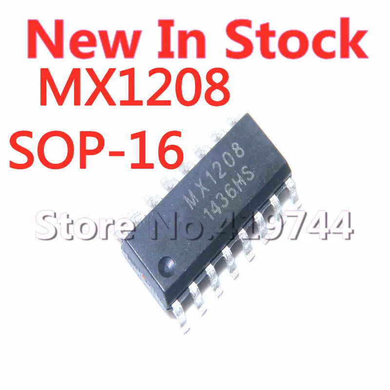 

5 шт./партия MX1208 MX1208RX SOP-16 двойной щеточный драйвер двигателя постоянного тока, новая Оригинальная интегральная схема