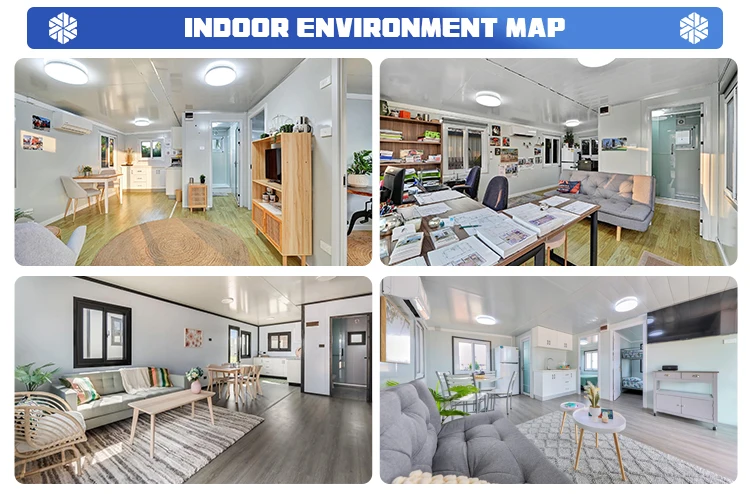 منازل حاويات قابلة للتوسيع Casas Prefabricadas منازل وحدات جاهزة محمولة وحدات صغيرة