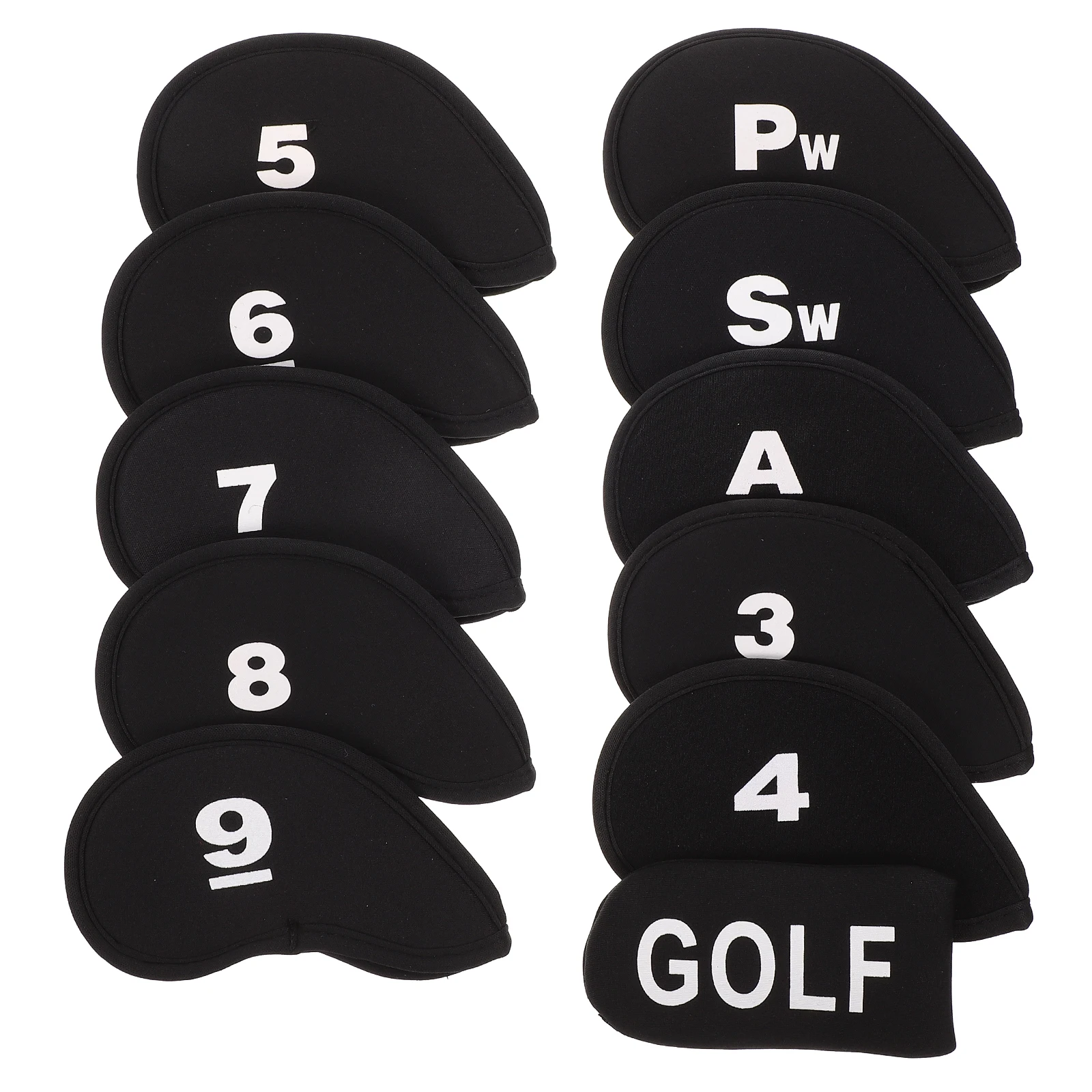 

11 Pcs Club Hat Cover Miss Elastic Material Covers Protective Golfs