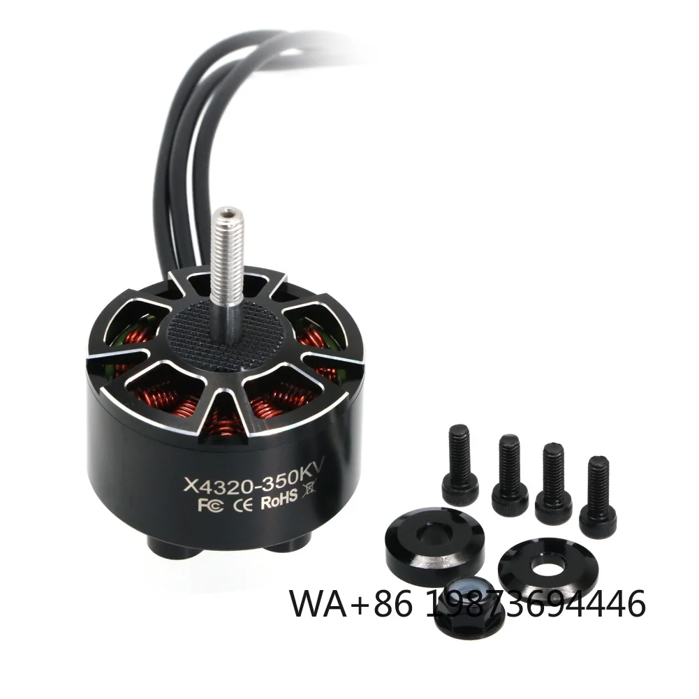 

New Arrive X4320 A4320 4320 KV350 350KV 3-8S High Speed Brushless Motor 6mm Shaft for RC Fixed-wing FPV Parts