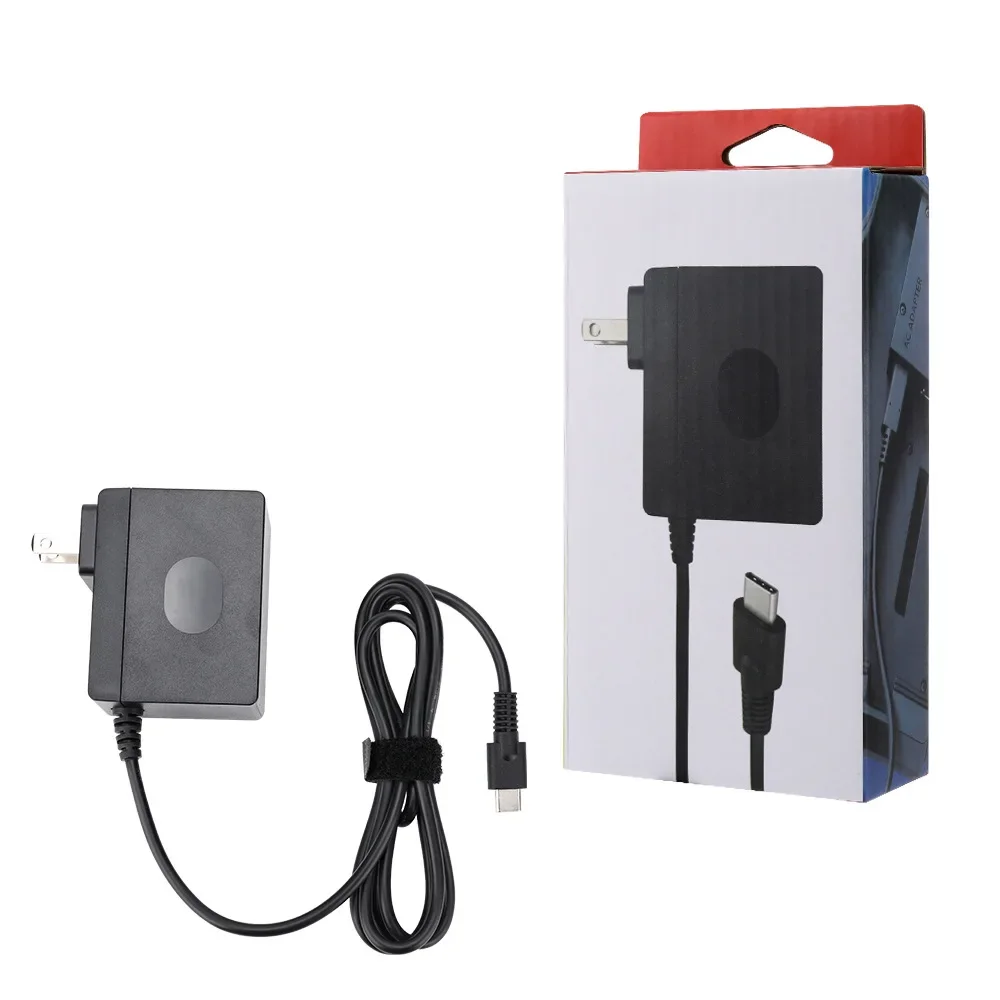 AC Power Adapter Charger Compatible with Nintendo Switch Game Console Type-C Wall Charger EU/US Plug For PS5 Portal Accessories