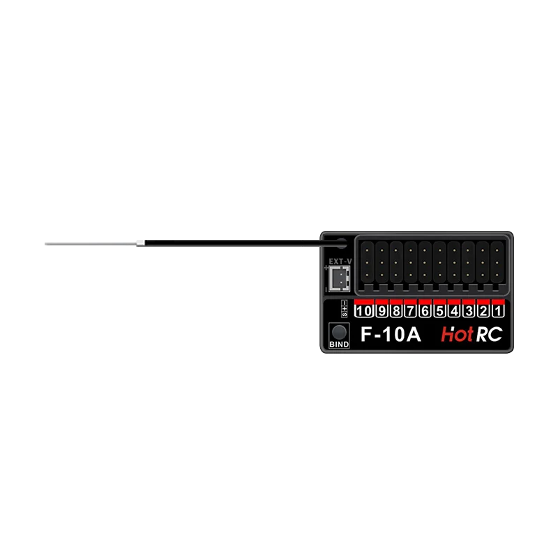 HOTRC 2,4 GHz F-04A F-06A F-08A F-01A F-04AT F-06AT F-08AT F-01AT mit Gyro Licht 4/6/8Ch Rc Empfänger für Hotrc Rc Sender