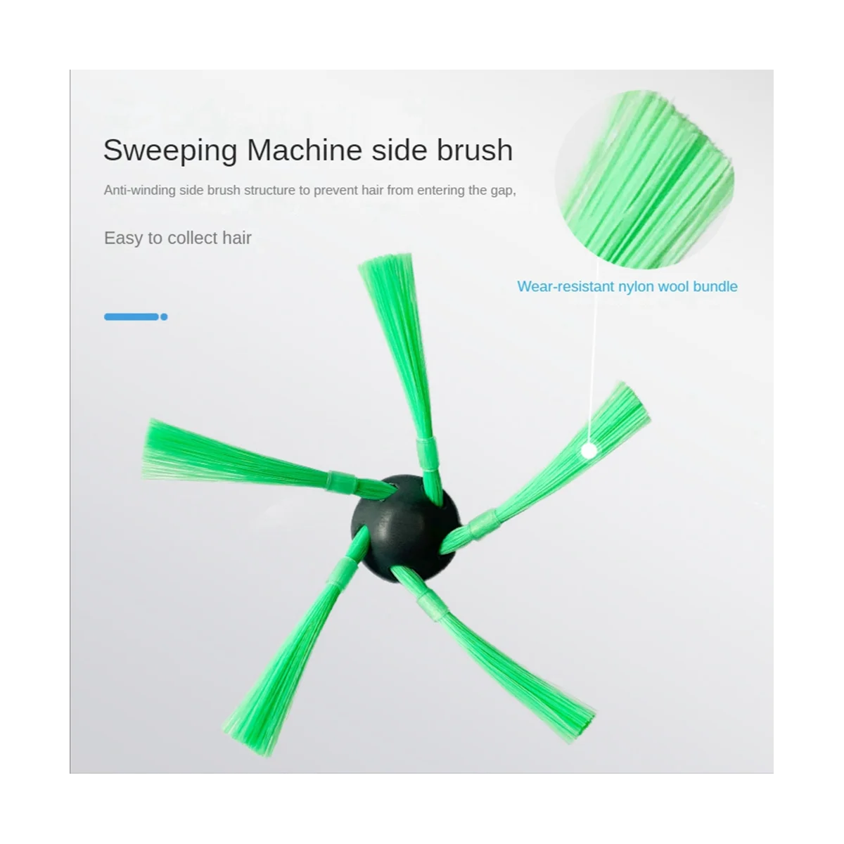 อุปกรณ์เปลี่ยนแปรงกรองด้านข้างแปรงหลักสำหรับเครื่องดูดฝุ่นหุ่นยนต์ VR200 Vorwerk