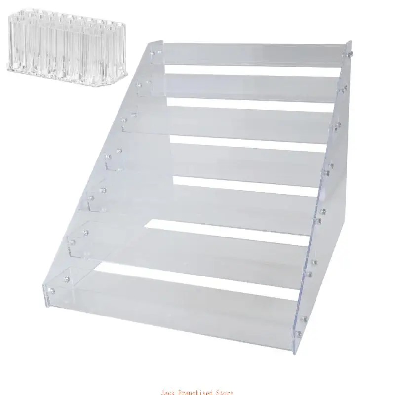 

Acrylic Paint Storage Organizers Acrylic Paints and Brushes Organizers 7 Layer Stand for Efficient Tool Storage