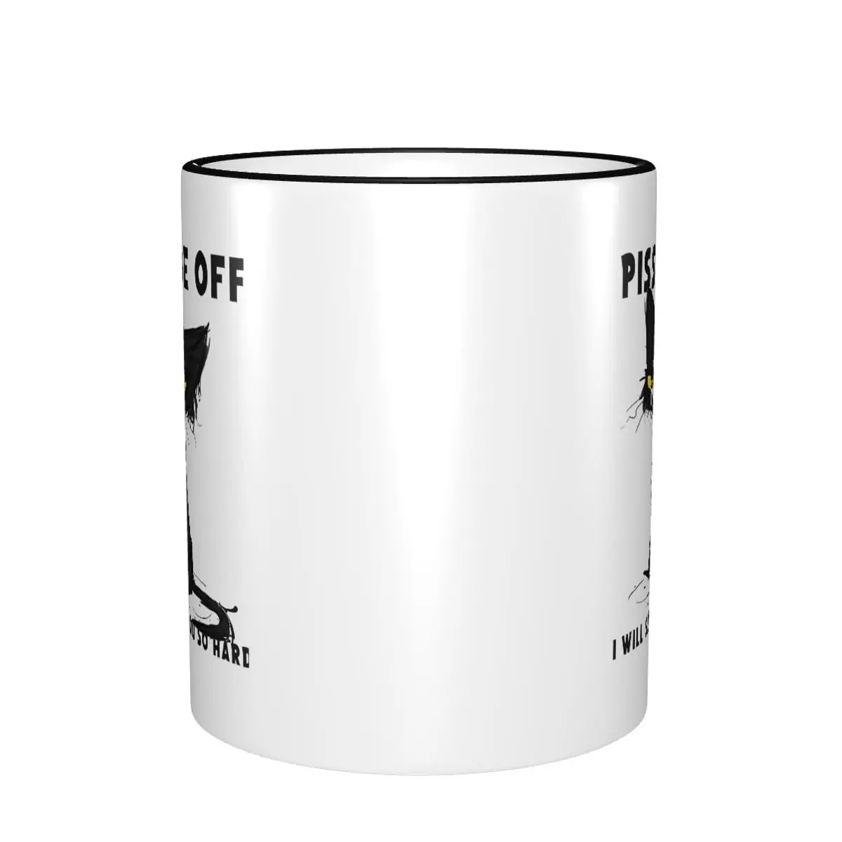 Piss Me Off I Will Slap You So Hard Even Google Wont Be Able To Find You Accessories Coffee Mug Funny Cat Meme Tea Cups Gifts