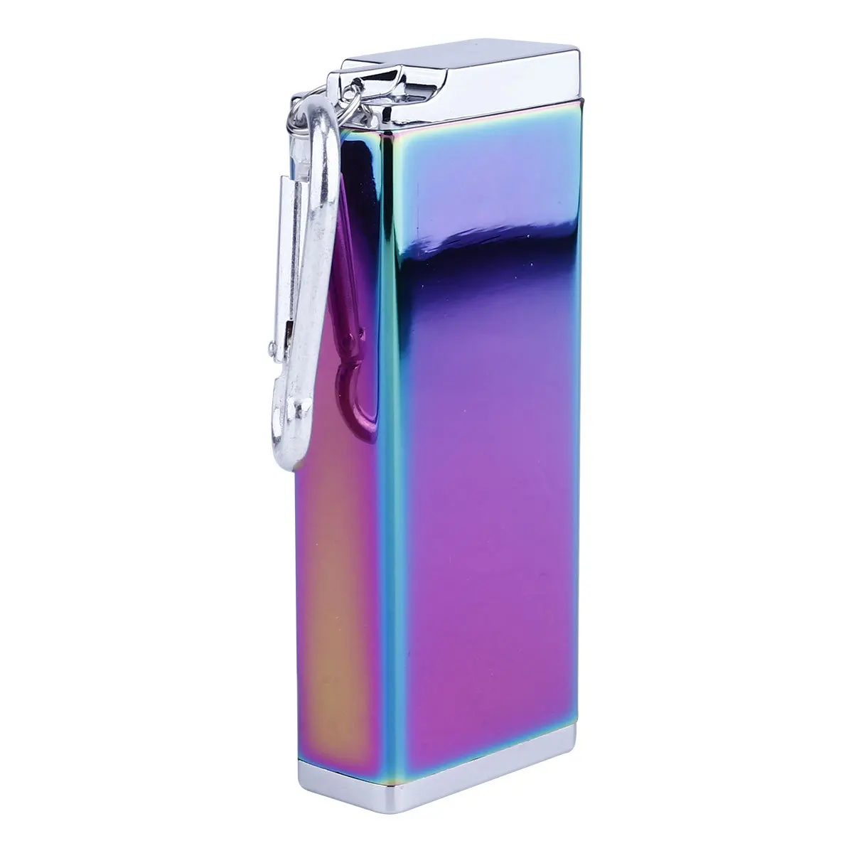 

1pc Zinc Alloy Portable Ashtray Waterproof Keychain Home Office Gift For Friends Family Colored Finish Creative Design