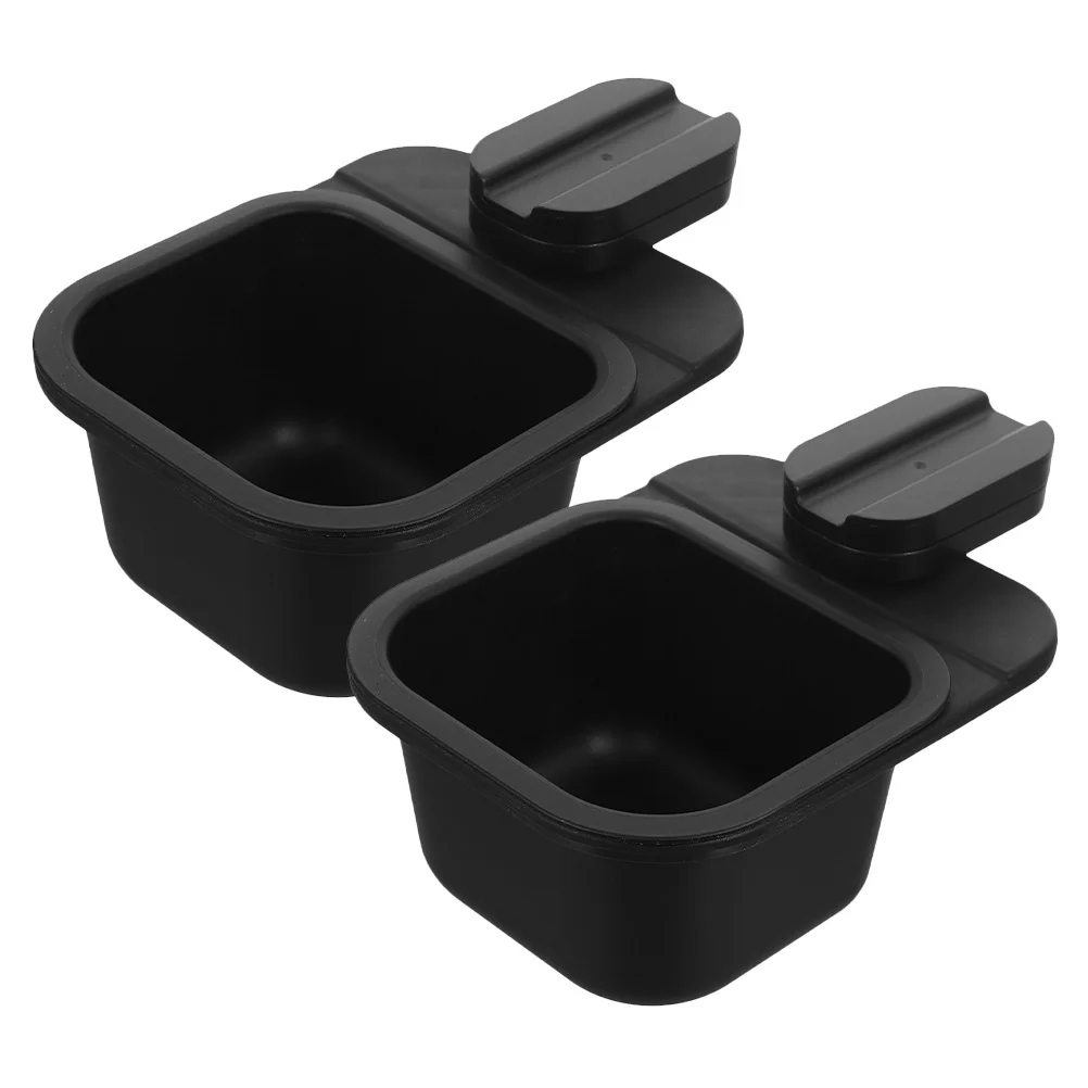 

2Pcs Desktop Storage Box Rotatable Small Garbage Can Clip on Desk Trash Bin for Office Home Sundry Holder Clamp Mount Waste
