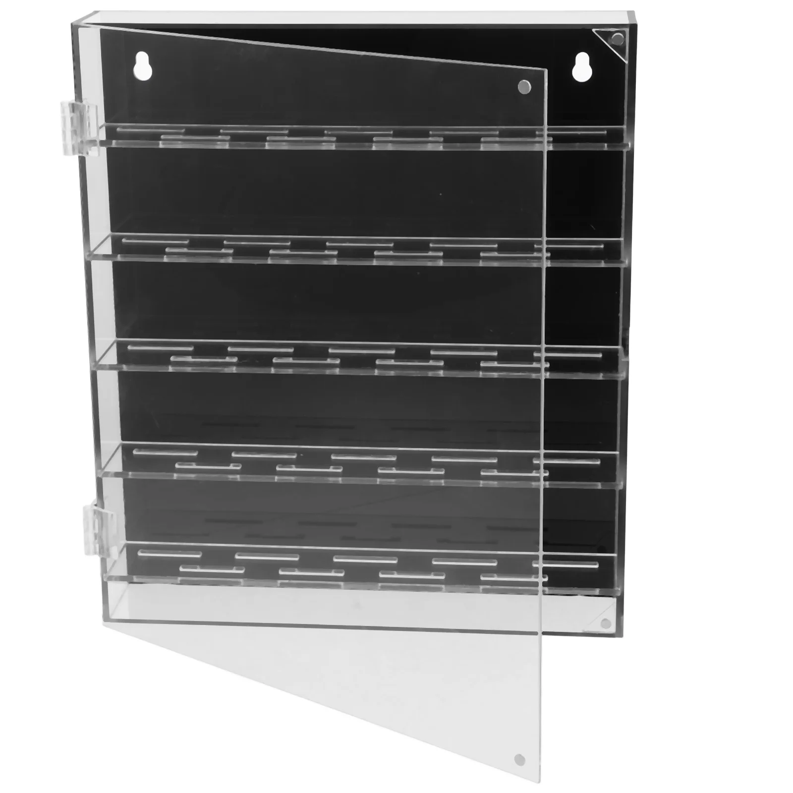 Challenge Coin Display Case Transparent Acrylic Durable Photo Jewelry Storage Box Home Office Medal Display Frame 260x300x50mm