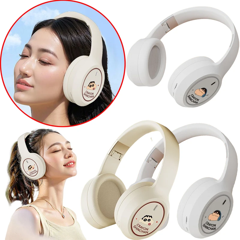 Crayon Shinchan Hoofddeksels Draadloze Bluetooth-oortelefoon Anime-karakter Mannelijke ruisonderdrukking Esports Bluetooth-oortelefoon met lage latentie