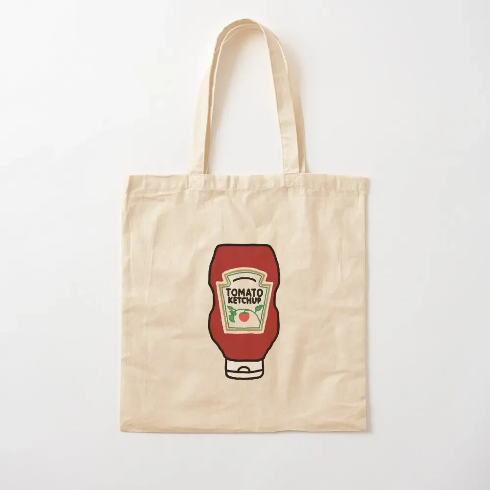 

Ketchup Bottle Tote Bag reusable shopping bags canvas tote bags Handbags women Bag