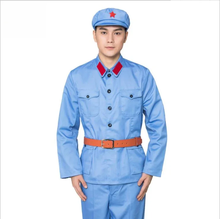 Eight way military uniform Old Time 1930s -1940s Red Army Suit  performance suits liberation army Officer Soldiers Clothing