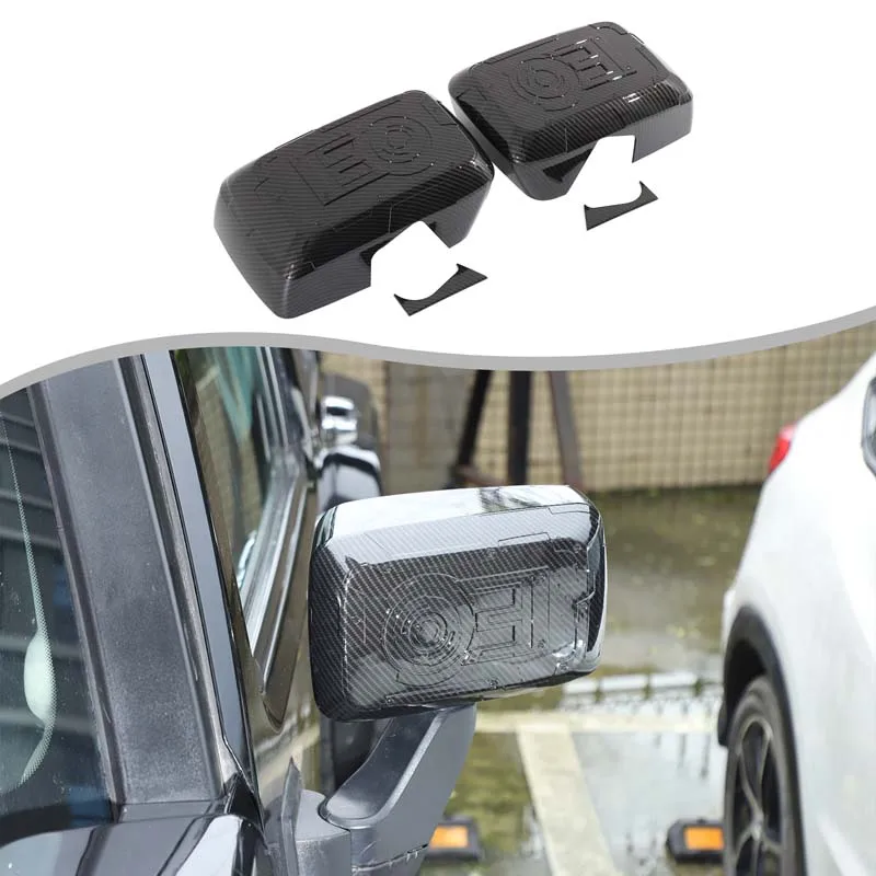 

For Hummer H3 2005-2009 car rearview mirror exterior modification ABS carbon fiber car exterior rearview mirror cover