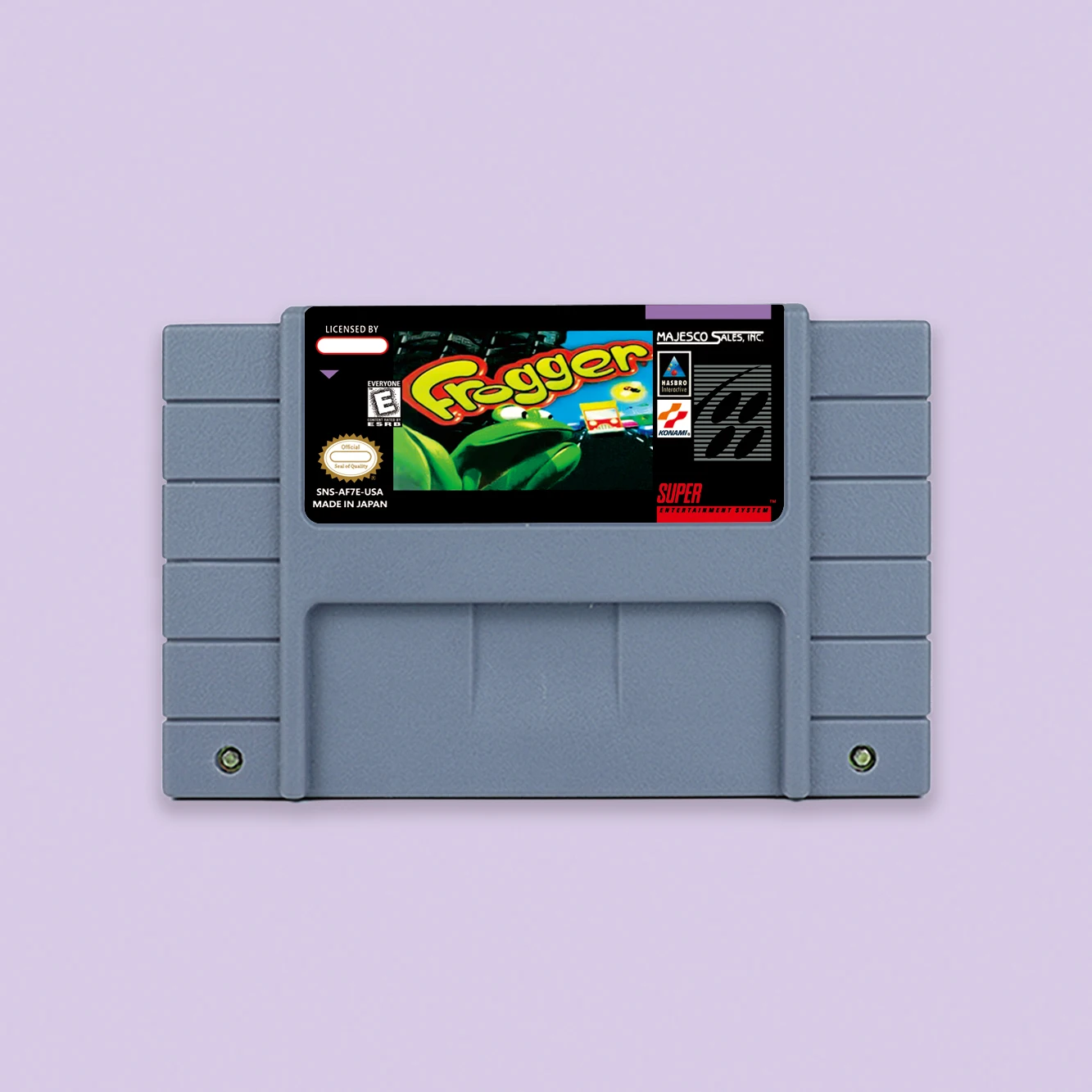 

Frogger 16 Bit Action Game Card for USA NTSC EUR PAL Version SNES Video Game Console
