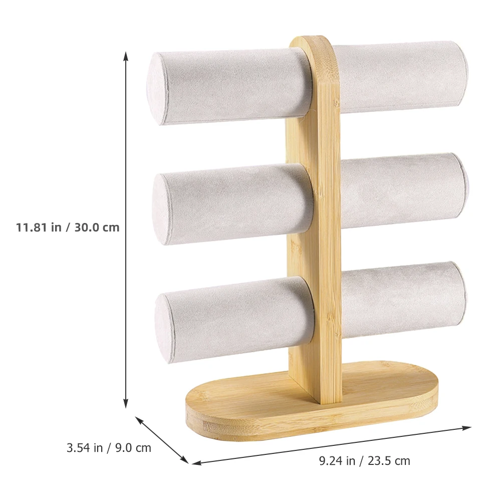 Watch Stand Jewelry Storage Rack Bracelet Holder Flannel Display for Selling Scrunchie Stand Accessories Bracelets Watch Display