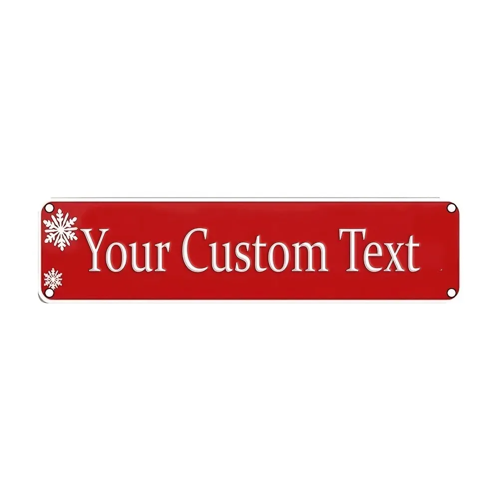 CIFbuy Customizable Rust‑Free Durable Aluminum Plaque,Personalized Retro Custom‑Text For Outdoor Garden Patio Home Wall Ornament