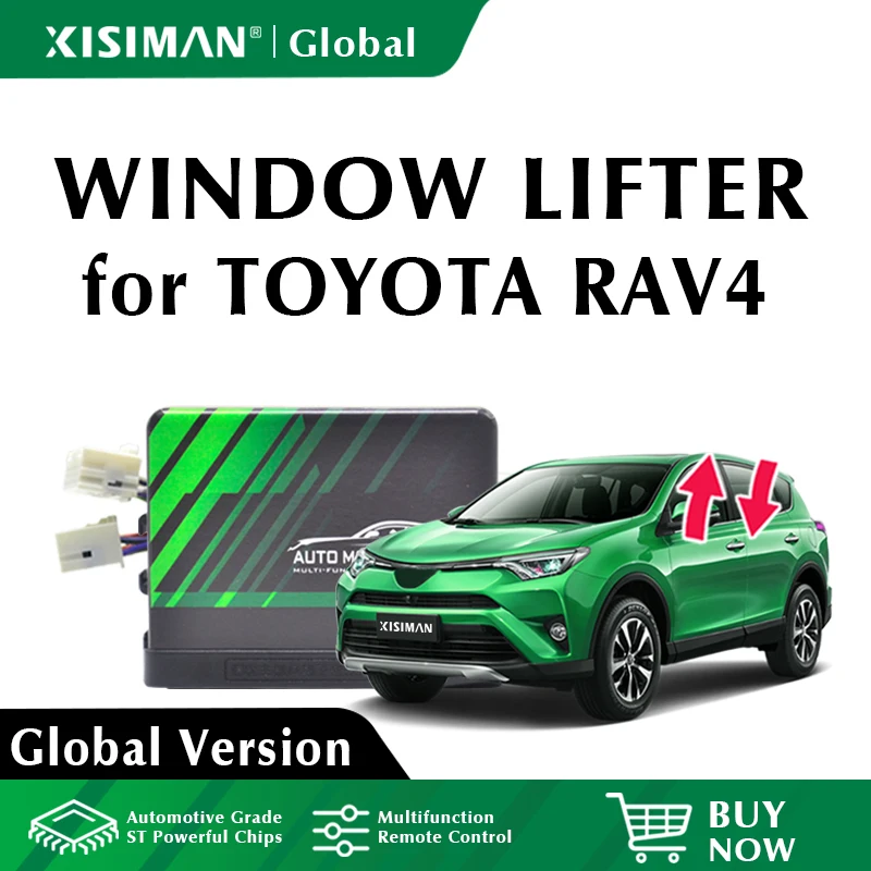 Car Power Window Closer For TOYOTA RAV4 XA30 XA40 Windows Roll Up And Down Automatic Window Lifter Close Accessories