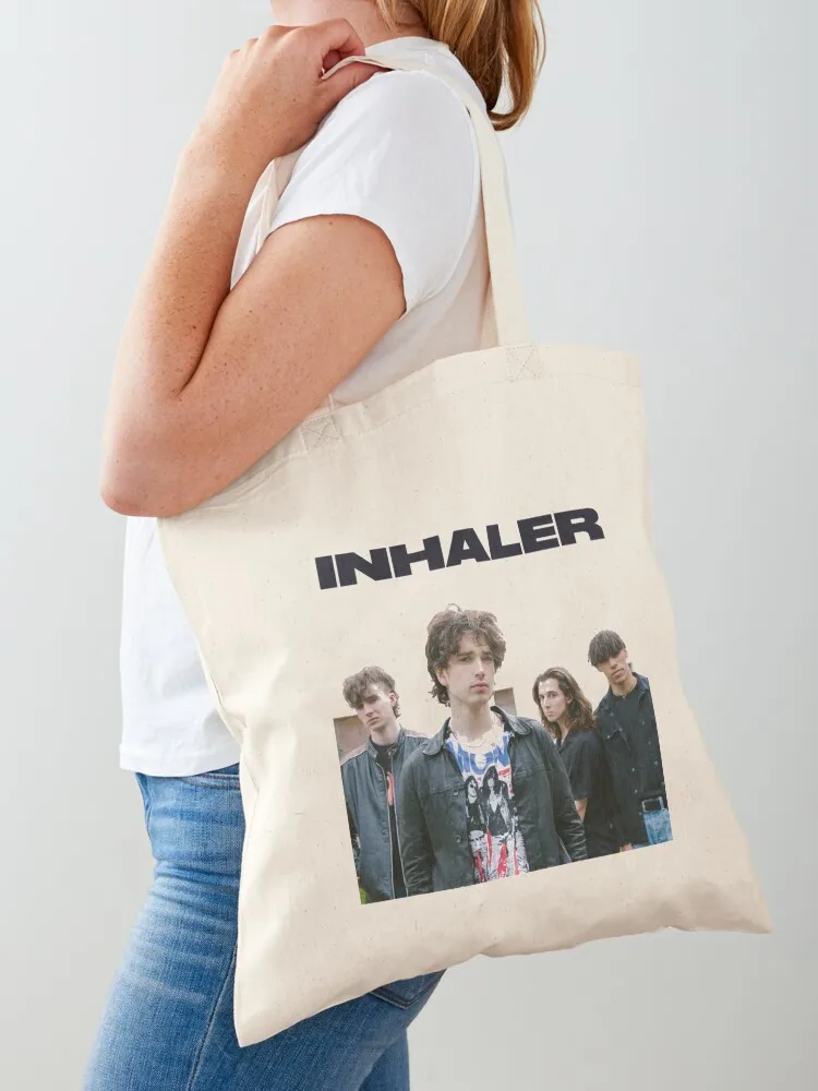 inhaler band rocker Tote Bag handbag canvas tote cute pouch bag