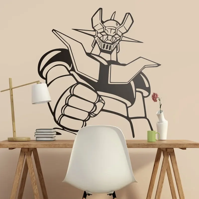 Wall Sticker Mazinger Z. Classic Cartoon For Lovers Of The Series Of The 80s. Cool  Giant Robot  Wall Decal Vinyl Sticker A425