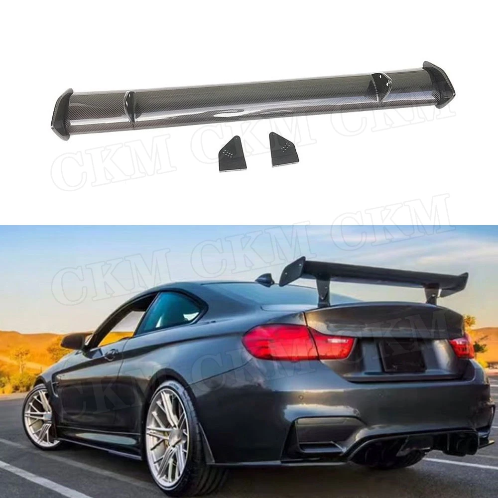 

CKMUUER Carbon Fiber Rear Spoiler FRP Car Boot Racing Wings Accessories For BMW 1M M3 E46 E82 E90 E92 E93 F30 F10 FRP G Style