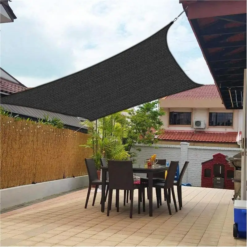 Outdoor Patio Sun Shade Sail Canopy Rectangle Shade Anti-UV Sunshine Protection Sun Shelter For Garden Backyard Beach Pool