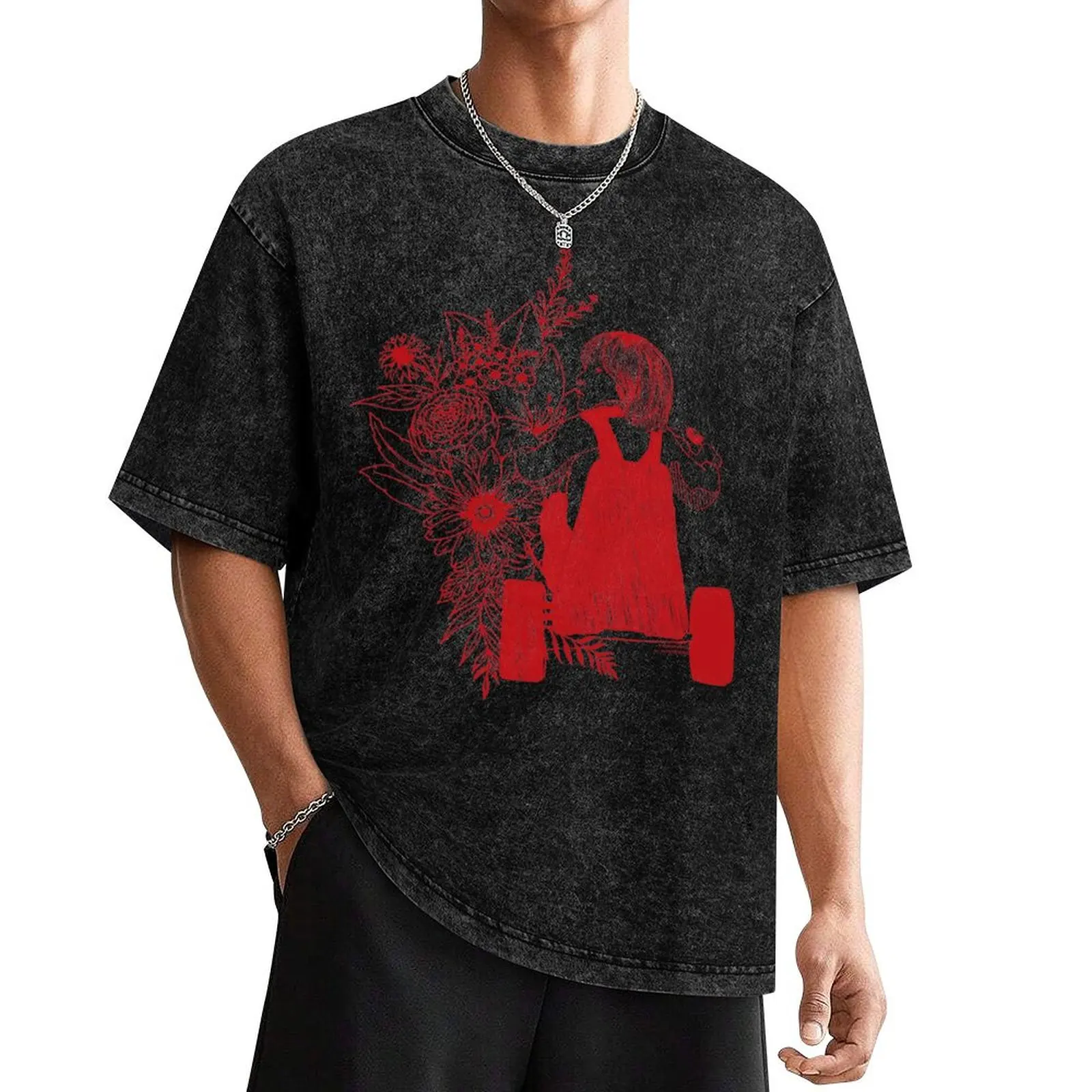 

Red ballpoint Danny Torrance T-Shirt summer 2025 aesthetic clothes anime shirt mens t shirts casual stylish