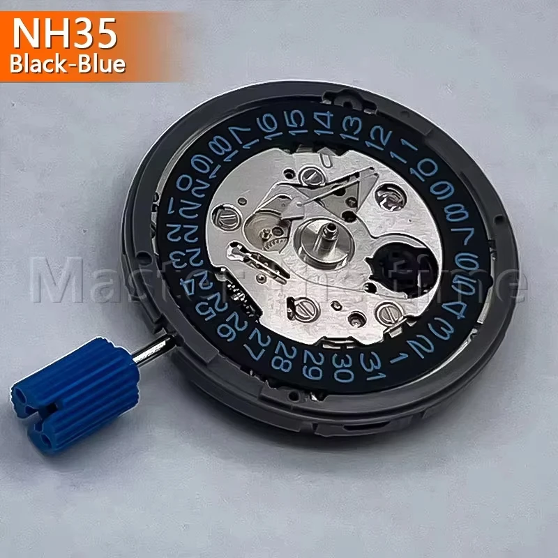 modified-japanese-nh35-watch-sports-black-background-blue-number-3-early-morning-calendar-mechanical-watch-mechanism