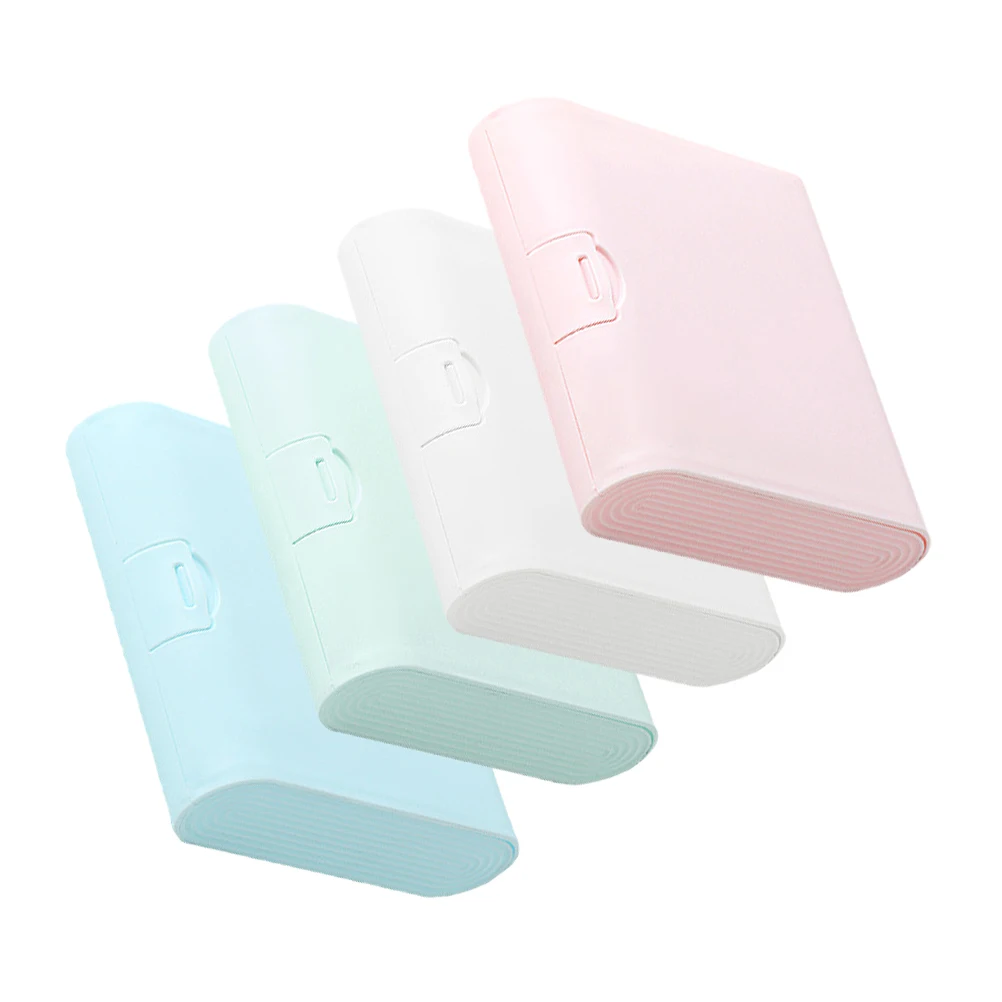 

4pcs Pp Earphone Storage Case Accessories Organizer Box For Headphones Cables Travel Outdoor Digital Cable Holder