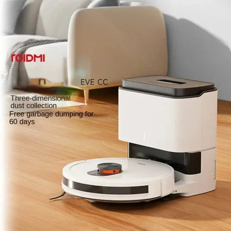 

ROIDMI Robot Vacuum Cleaner Intelligent Household Laser Navigation Automatic Washing, Sweeping and Mopping All-in-One EVE CC