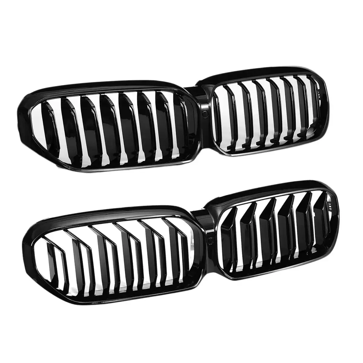 

Pair Car Gloss Black front Kidney Grille Grill for BMW G30 G31 5 Series Sedan Wagon & F90 M5 2020 2021 2022 Auto Exterior Parts